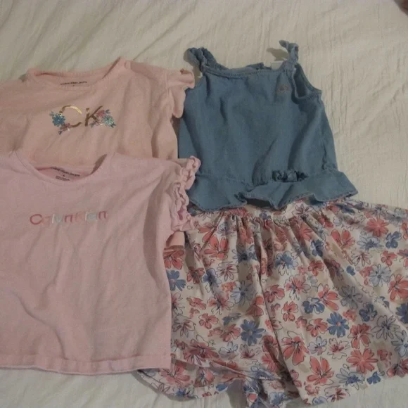 4 Piece Girls Calvin Klein Outfit EUC - Picture 2 of 4
